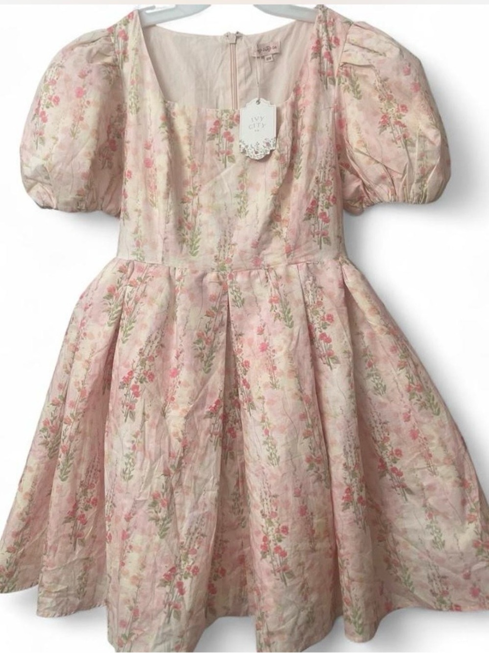Ivy City Co floral cottagecore puff sleeve cupcake tea dress NWT Size: 16W